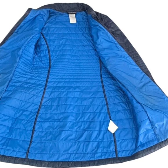 Patagonia Women’s Small Quilted Puffer Coat Long Jacket Gray Lightweight Insulat - Picture 4 of 4